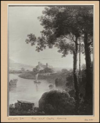 River And Castle; Evening