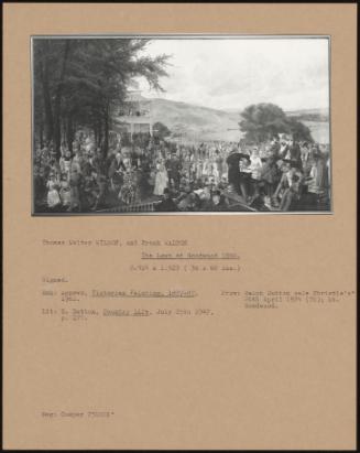 The Lawn at Goodwood 1886.