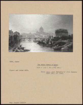 The River Tiber At Rome