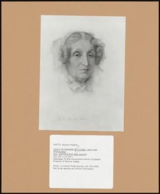 Study Of Madame De L'etang: Head And Shoulders