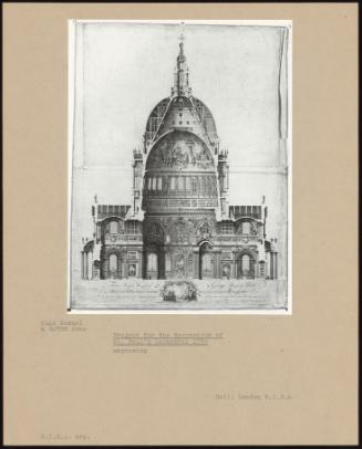 Project For The Decoration Of St. Paul's Cathedral 1755