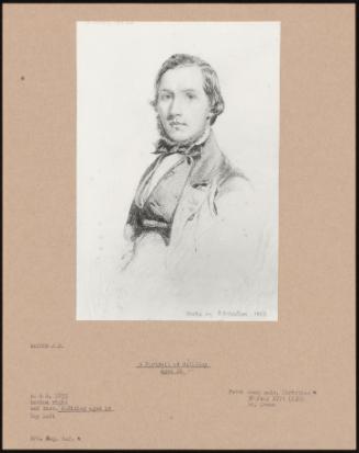 A Portrait Of S.Sidley Aged 24