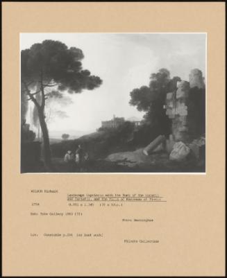 Landscape Capriccio With The Tomb Of The Horatii And Curiatii, And The Villa Of Maecedonas At Tivoli