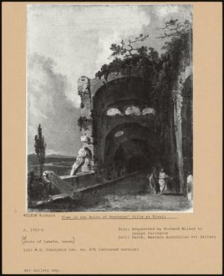 View In The Ruins Of Maecenas' Villa At Tivoli