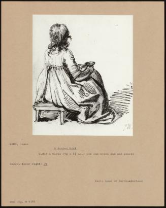 A Seated Girl