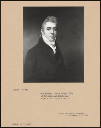 John Trotter, Esq., (1788-1852) Of The Bush And Castle Law