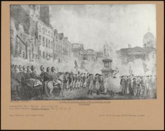 A View of College Green with a Meeting of the Volunteers