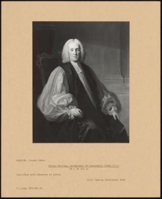 Thomas Herring, Archbishop Of Canterbury (1693-1757)