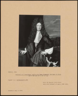 Portrait Of A Gentleman, Said To Be James Drummond, 2nd Duke Of Perth