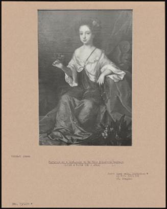Portrait Of A Girl,Said To Be Miss Elizabeth Garrard