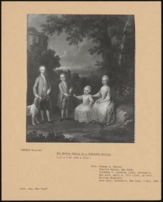 The Watson Family In A Parkland Setting