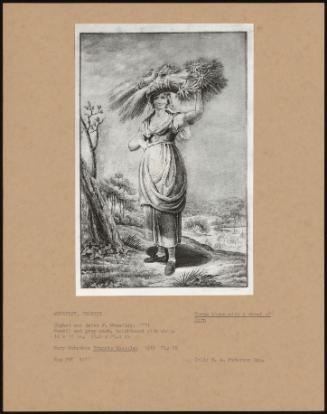Young Woman with Sheaf of Corn