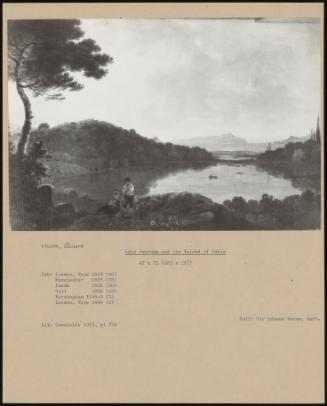 Lake Avernus And The Island Of Ischia