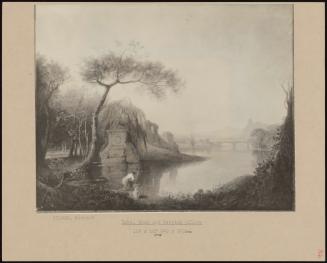 Lake, Tomb And Weeping Willow