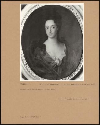 Mrs. Jane Musgrave, D. Of Sir Richard Graham, 1st Bart