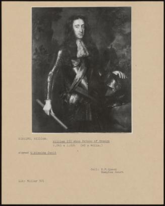 William IIi When Prince Of Orange