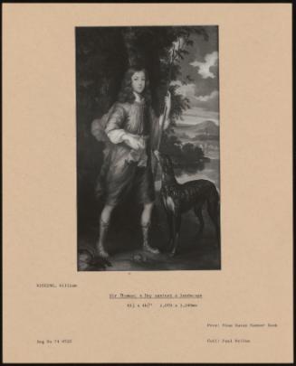 Sir Thomas: a Boy Against a Landscape