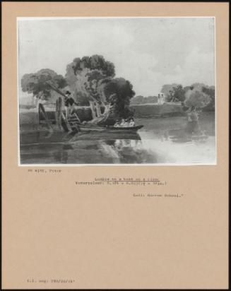 Ladies In A Boat On A River