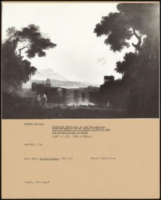 Landscape Capriccio On The Via Aemilia, With The Temple Of The Sibyl At Tivoli And The Broken Bridge At Narni