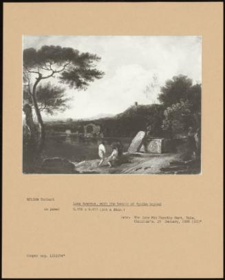 Lake Avernus, With The Temple Of Apollo Beyond