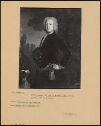 Henry Somerset 3rd Duke Of Beaufort, 1707-1744/5