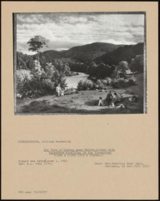 The Vale of Conway Near Betws-y-Coed with Haymakers Picnicing in the Foreground