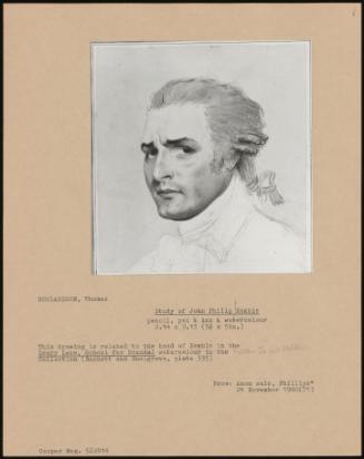 Study Of John Philip Kemble