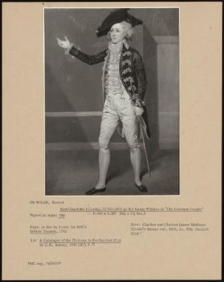 Mrs (Charlotte ) Goodall (1765-1830) as Sir Harry Wildair in "The Constant Couple"