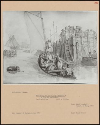 Embarking for the Fleet–Version a (A Pier at Amsterdam)