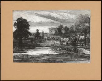 Landscape With A Mansion And Cattle