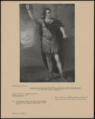 Joseph George Holman (1764-1817) as Alexander in "The Rival Queens"