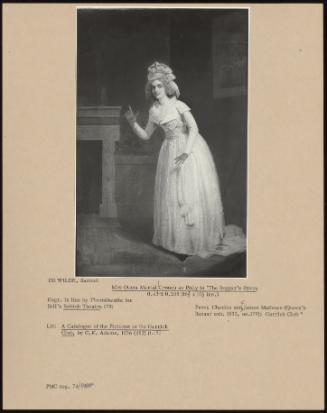 Mrs (Anna Maria) Crouch as Polly in "The Beggar's Opera"