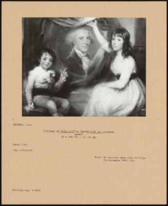 Portrait of Judge William Garrow with Two Children