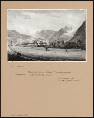 Mountainous Landscape with Figures (View in Pennsylvania)