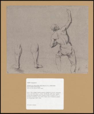 Study of the Legs and Back of a Labourer