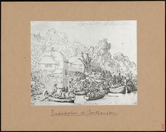 Embarkation of Lord Moira's Troops at Southampton, 20 June 1794.