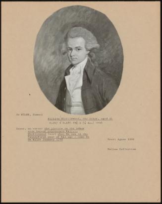 William Shuttlewood, the Actor, Aged 21