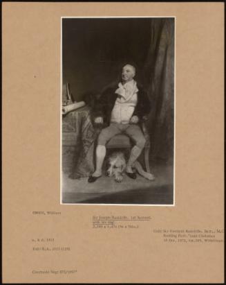 Sir Joseph Radcliffe, 1st Baronet, With His Dog.