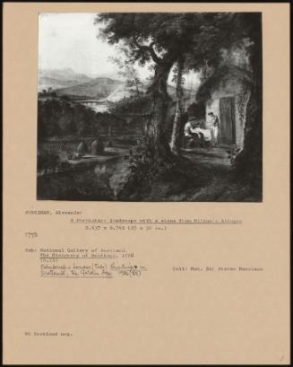 A Pertshire Landscape with a Scene From Milton's Allegro