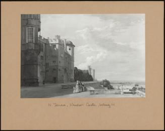 The North Terrace, Windsor Castle, Looking West