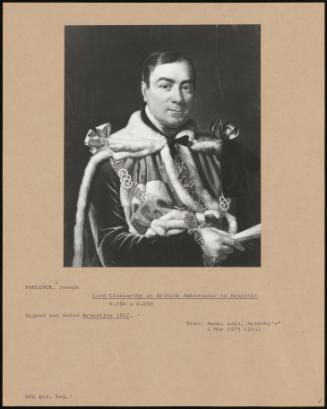 Lord Clancarthy As British Ambassador To Brussels