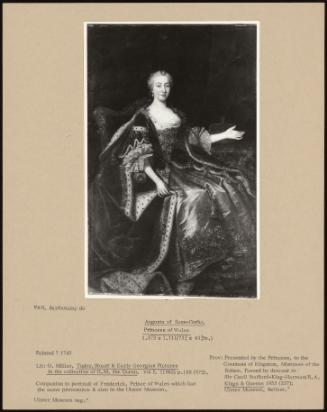 Augusta Of Saxe-Gotha, Princess Of Wales