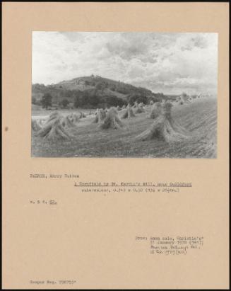 A Cornfield By St. Martha's Hill, Near Guildford