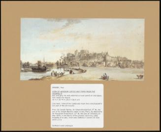 View Of Windsor Castle And Town From The Goswell's