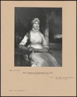 Anne, Countess Of Mornington (d. 1831)