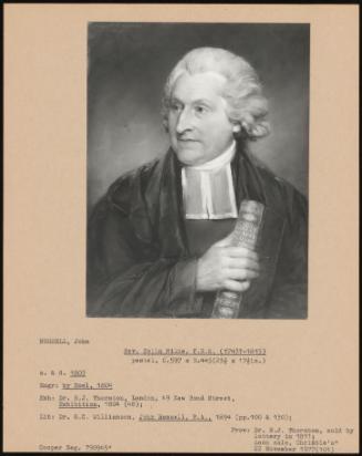 Rev. Colin Milne, F. R. S. (1743-1815)