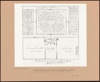 Ground Floor Plan and Gardens for Ham House, Surrey.