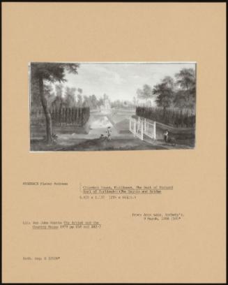 Chiswick House, Middlesex, the Seat of Richard of Burlington: the Bagnio and Bridge