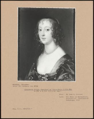 Elizabeth Cecil, Countess of Devonshire