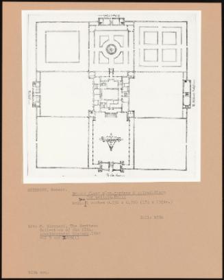 Ground Floor Plan, Gardens and Outbuildings for Wollaton Hall
